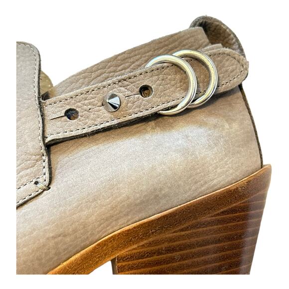 Rag & Bone Gray Sullivan Nubuck Leather Ankle Boot Size 36 US 6 - Picture 7 of 14